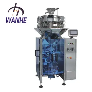 WANHE Automatic Vertical Chocolate Biscuit Sachet Bagging Machine Puff Corn Snack Mixed Nuts Dry Fruit Granule Packing Machine