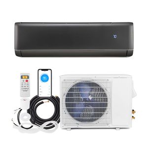 <b>Mini</b> <b>Split</b> Air Conditioner 12000 BTU Gray Cooling Heating Wi-Fi Enabled Variable Frequency Energy Saving 12000 BTU WiFi Enabled - Product Image 3