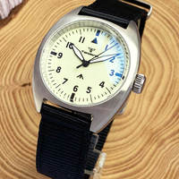 Montre tactique tout temps 36mm vert cadran lumineux complet Japon NH35 mouvement dôme saphir 200m WR