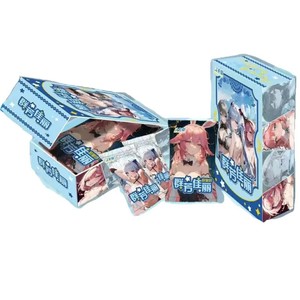 Tarjetas Coleccionables de Anime Japonés de <span class=keywords><strong>Google</strong></span>, Historia de Diosas, <span class=keywords><strong>Regalo</strong></span> de Cumpleaños para Niñas, Bikini, Fiesta, Juego de Fútbol, Tarjetas de Papel para Bebés - Product Image 6