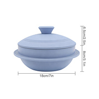 Casserole coréenne en fonte d'aluminium antiadhésive OEM, pour soupe miso, ragoût, bibimbap, pot à riz, Ttukbaegi