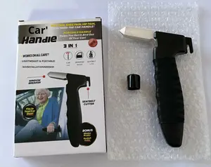 Canne de soutien pour voiture portable 5 en 1, poignée d'aide pour porte de voiture avec lampe torche LED rechargeable, support de voiture pour personnes âgées - Product Image 6