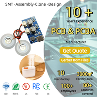 Fabricant leader d'assemblages de circuits imprimés étanches pour module de pulvérisation ultrasonique haute fréquence, atomiseur de bien-être, fonctions intelligentes PCBA