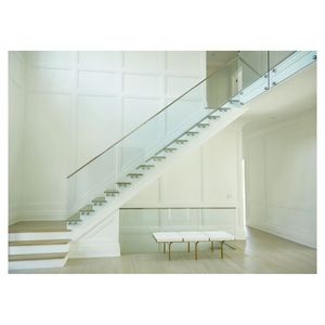 Prima – Balustrade élégante en verre trempé avec support de fixation pour escaliers intérieurs et étages en <span class=keywords><strong>mezzanine</strong></span> - Product Image 2