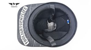 หมวกกันน็อคมอเตอร์ไซด์อเนกประสงค์หมวกกันน็อควินเทจ, หมวกกันน็อควินเทจสำหรับนักแข่งรถในคาเฟ่สกู๊ตเตอร์ - Product Image 4