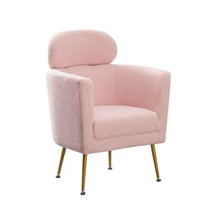 Venta al por mayor caliente pierna dorada brazo sofá cómodo suave sofá silla respaldo alto sofá de lujo - Product Image 1