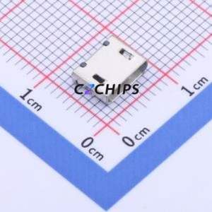 YTC-MC5S-42 USB Connector SMD Connector ( Connector Type: Micro-B )( Gender: Female )( Mounting Type: Horizontal Mount ) - Product Image 1