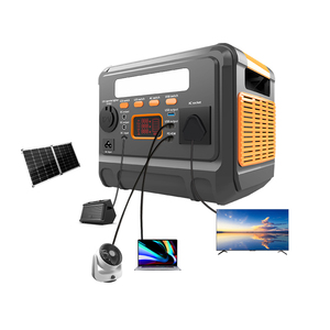 600W Lithium Ion MPPT Solar Panel Portable Station with Flashlight Pure Sine Wave Jump Starter 576WH Large Capacity F28 - Product Image 1