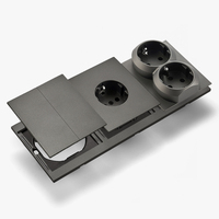 Interruptores y Enchufes de Pared WESA Ultrafinos con Botón Pulsador EU 1/2/3 Vías, Enchufe de Alimentación de 1 Vía, Combinación Libre, Diseño Moderno de Lujo