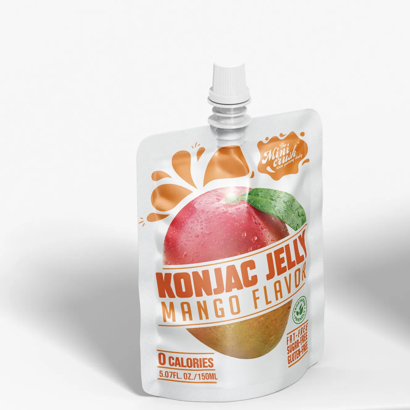 Drinkbare Konjac Jelly Gezonde En Natuurlijke Gewichtsverlies Dieet Supplement Voedingsmiddelen, 0 Gram Suiker, Lage Calorie Mango Flavorjelly