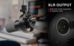 <span class=keywords><strong>Fifine</strong></span> Amplitank T688 USB Studio Micrófono Profesional Dynamic Gaming Micrófonos Mic Wired Podcast XLR Micrófonos - Product Image 3