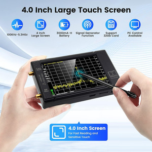 Analyseur de spectre portable de 4 pouces avec <span class=keywords><strong>carte</strong></span> mémoire de 32 Go, sortie haute fréquence de 100kHz à 5.3GHz - Product Image 5