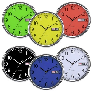 <span class=keywords><strong>Horloge</strong></span> murale en plastique à quartz avec affichage de la <span class=keywords><strong>date</strong></span> <span class=keywords><strong>et</strong></span> du <span class=keywords><strong>jour</strong></span> - Product Image 3