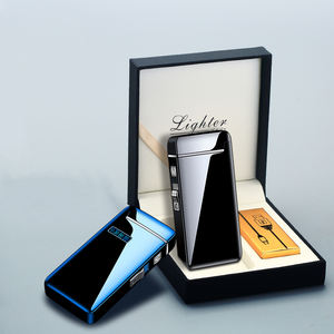 Dual Purpose Gas Electricity Cigarette <b>Torch</b> Lighter Double Arc Electric Lighter Usb <b>Rechargeable</b> - Product Image 5