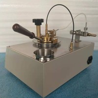 Testeur manuel de point d'éclair en cuve fermée pour huiles, type ASTM D93 Pensky-Martens