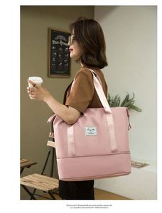 กระเป๋าเดินทางแบบพับได้ ขยายได้ กันน้ำ คุณภาพสูง ความจุเยอะ ลายตาราง เหมาะสำหรับวันหยุดสุดสัปดาห์ - Product Image 3