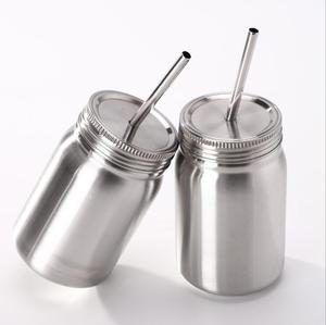 Custom 500ml <strong>Mason</strong> <strong>Jar</strong> Stainless Steel <strong>Tumbler</strong> Cups <strong>Mason</strong> <strong>Jar</strong> - Product Image 3