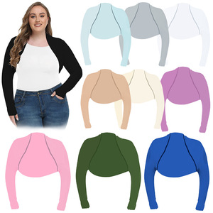 Women Plus Size Cycling Arm Sleeves Solid Color UPF50 UV Protection Outdoor Sports Wear - Product Image 1