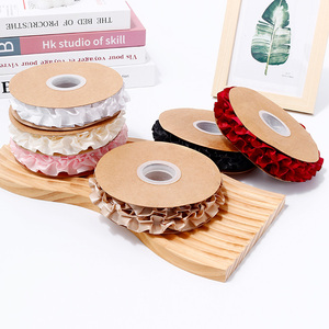 <span class=keywords><strong>2025</strong></span> Mới Lớn Lượn Sóng Ren Hemline Thiết Kế Cá Nhân Satin <span class=keywords><strong>Ribbon</strong></span> Gân Satin Ruy Băng Bé Cô Gái Bling Giày Với Satin Ruy Băng - Product Image 2