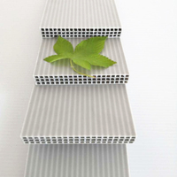 Panneau de coffrage en plastique alvéolaire PP moderne résistant aux intempéries 1220x2440mm, taille personnalisable pour la construction extérieure à grande échelle