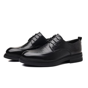 Chaussures en cuir pour homme, sur mesure, respirantes, imperméables et antidérapantes, en cuir brillant, pour mariage ou occasions décontractées. - Product Image 4