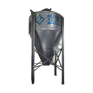 Piccolo Silo per Cereali in Acciaio Zincato da <span class=keywords><strong>3</strong></span>-15t con <span class=keywords><strong>IOT</strong></span>, Garanzia di 1 Anno per Allevamenti di Pollame, Ristoranti, Hotel, Attrezzature per Zootecnia - Product Image 1