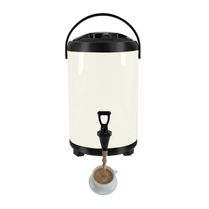 Cubo para Té con Leche Aislado de Alta Calidad, Negro y Blanco, con Grifo, para Uso Comercial, de Fábrica China - Product Image 4