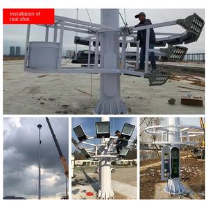 Lámpara de mástil alto poligonal para carreteras, IP66, AC, de aluminio, con sistema telescópico decorativo de elevación y descenso automático con cabrestante cónico - Product Image 6