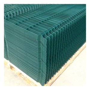 เครื่องทำรั้วลวดตาข่ายเหล็กเชื่อมโค้งงอ3D วัสดุโลหะสำหรับอาคารสวนกลางแจ้ง - Product Image 4