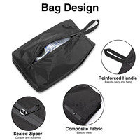 Sac de sport durable et résistant à l'eau, anti-odeurs, pour chaussures de football et de golf, idéal pour les chaussures de sport et les chaussures de gym.