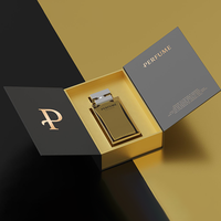 Boîtes d'emballage de parfum de luxe personnalisées en violet, boîtes en carton de luxe avec logo magnétique pour boîte de parfum