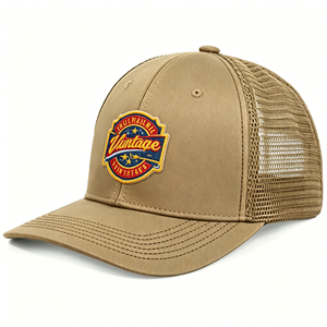 Gorra Trucker Personalizada con Logotipo, al por Mayor, 100% Algodón, Impermeable, de 6 Paneles, Ajustable, Estilo Mountain Beast, con Malla Trasera Transpirable, Unisex, Deportiva - Product Image 1