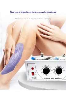 Calentador <span class=keywords><strong>de</strong></span> Cera <span class=keywords><strong>de</strong></span> Doble Quemador con Temperatura Ajustable Banafen para Depilación Facial y Calentamiento <span class=keywords><strong>de</strong></span> Moxibustión con <span class=keywords><strong>Barro</strong></span> (101W-300W) - Product Image 6