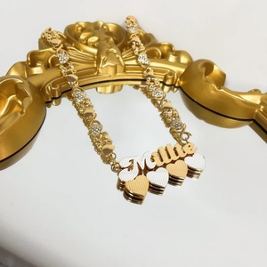 QIUHAN Collana Personalizzata OEM a Doppio Strato in Acciaio Inossidabile con Incisione <span class=keywords><strong>e</strong></span> Catena XO, Regalo Personalizzato per <span class=keywords><strong>Amici</strong></span> <span class=keywords><strong>e</strong></span> Innamorati - Product Image 2