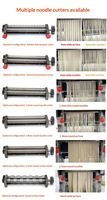 Machine à pâtes et à rouler la pâte électrique automatique professionnelle en acier inoxydable pour usage en boulangerie