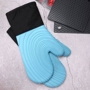 Hot Selling Custom Design Oven Mitt <b>Glove</b> Origin Certificate BBQ Grill Silicone Extra <b>Long</b> Silicone Heat Resistant Oven <b>Gloves</b> - Product Image 6