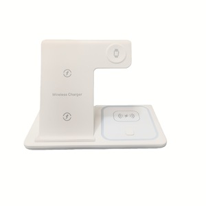 <b>Wireless</b> Charging Stand 3 In 1 For Phone Watch Earbuds With Night <b>Light</b> Desktop Use 15W QC3.0 Fast Charge - Product Image 3