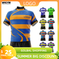 Maillots de rugby et vêtements d'équipe pour hommes, personnalisables, respirants, grandes tailles - Matière nylon/cachemire