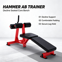 Peralatan Fitness Bodybuilding Berkualitas Tinggi Ekspor Langsung Pabrik, Bench Decline Komersial & Rumah Tangga dengan Garansi