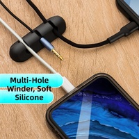Lot de pinces de fixation pour câbles, organisateur de cordons pour bureau, table de chevet et bureau, gestion sécurisée des câbles USB, de charge, d'alimentation et de souris