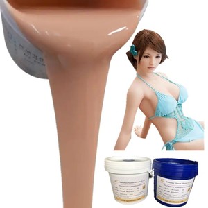 Yijiasan Silicone liquide à polymérisation par addition, super souple, faible dureté Shore OO 30, pour la fabrication de vagins, de jouets sexuels, de pénis, de dildos et de poupées pour adultes - Product Image 6