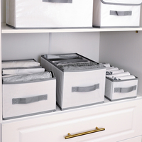 Boîte de rangement multifonctionnelle en tissu maillé PVC Rectangle Organisateur domestique avec bac de rangement en tissu pour l'organisation des vêtements