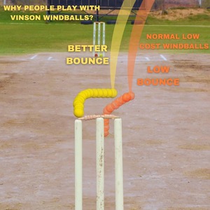 ลูกคริกเก็ตพีวีซีคุณภาพสูงเหมาะสำหรับการฝึกซ้อมการฝึกซ้อมและการเล่นในการแข่งขันเหมาะสำหรับโรงเรียนและคลับ - Product Image 5