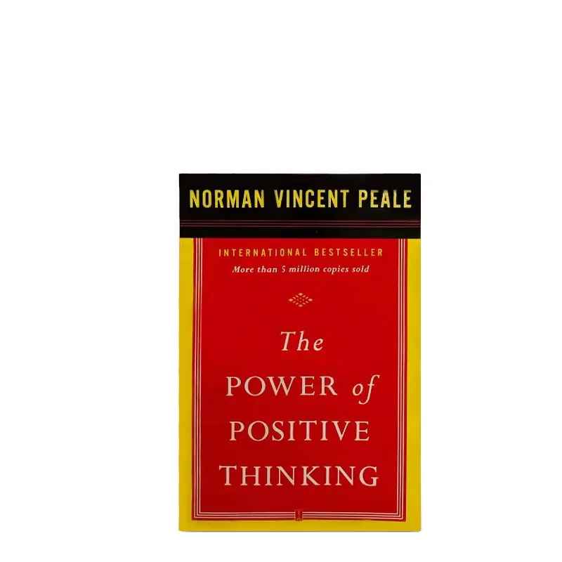En çok satan baskı kitapları ucuz özel mükemmel ciltleme güç pozitif düşünme kabartma kitap baskı