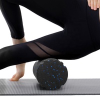 Rouleau de mousse de yoga portable texturé 3D EPP pour massage complet du corps, dos, pieds, poignets, cuisses, Pilates, fitness et récupération musculaire