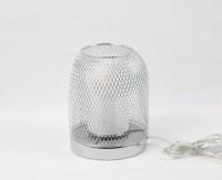 Lampe de bureau moderne et minimaliste en métal noir E27 Veilleuse à vis pour chambre à coucher Tables d'appoint Alimentation enfichable Ampoules halogènes