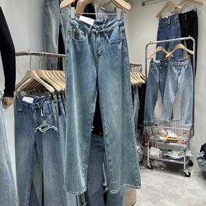 <span class=keywords><strong>Jeans</strong></span> taille haute pour femmes à bas prix, pantalons en denim de haute qualité, vêtements de mode pour femmes, vente en gros - Product Image 6