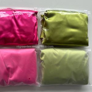 Bonnet de cheveux en satin de soie de couleur unie à double couche réglable pour femmes bonnet de couchage en gros à la mode avec <span class=keywords><strong>cravate</strong></span> - Product Image 6