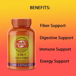 Suplemento de Cáscara de Psyllium Diario, Venta Caliente OEM/ODM, Suplemento de Fibra 3 en 1 para la Salud Digestiva, 300 Cápsulas - Product Image 3