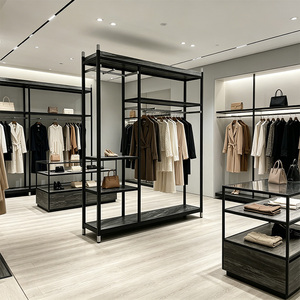 Étagère <span class=keywords><strong>de</strong></span> présentation à prix raisonnable, structure stable multifonctionnelle, design élégant, présentoir durable pour vêtements - Product Image 3
